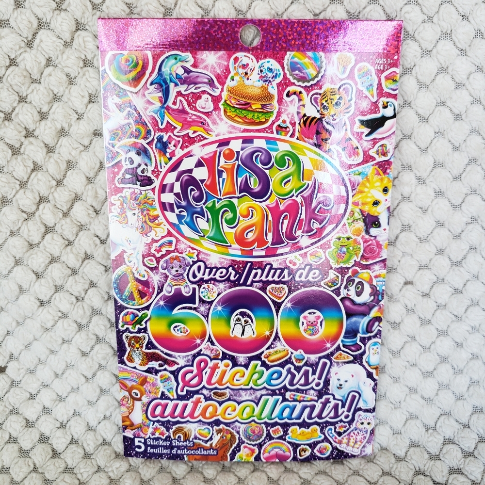 Lisa Frank Sticker Book 600 plus